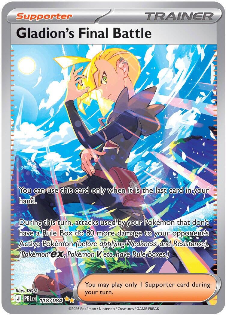 Gladion's Final Battle (118/084) [Mega Evolution: Pitch Black] (Display Case)