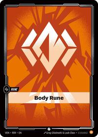 Vendetta - Body Rune (Foil) (Display Case)