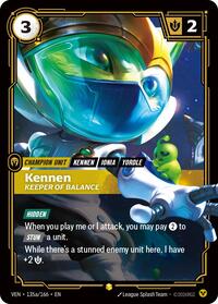 Vendetta - Kennen, Keeper of Balance (Alternate Art) (Foil) (Display Case)