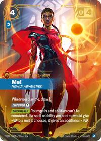 Vendetta - Mel, Newly Awakened (Alternate Art) (Foil) (Display Case)