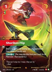 Vendetta - Shuriken Flip (Foil) (Display Case)