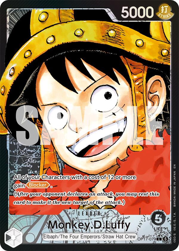 Monkey.D.Luffy (Alternate Art) [The World's Strongest Warriors] (Display Case)