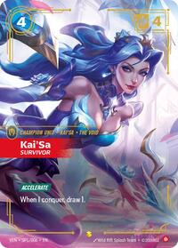 Vendetta - Kai'Sa, Survivor (Foil) (Display Case)