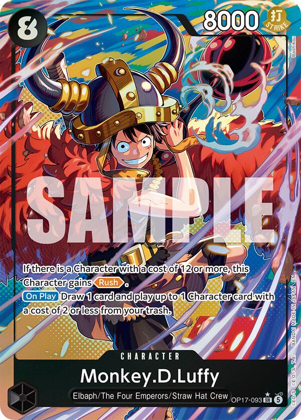 Monkey.D.Luffy (Alternate Art) [The World's Strongest Warriors] (Display Case)
