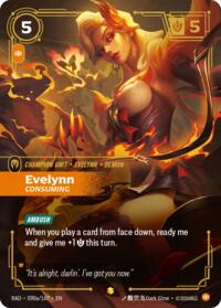 Radiance - Evelynn, Consuming (Alternate Art) (Foil)