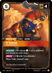 Radiance - K'Sante, Courageous (Foil)
