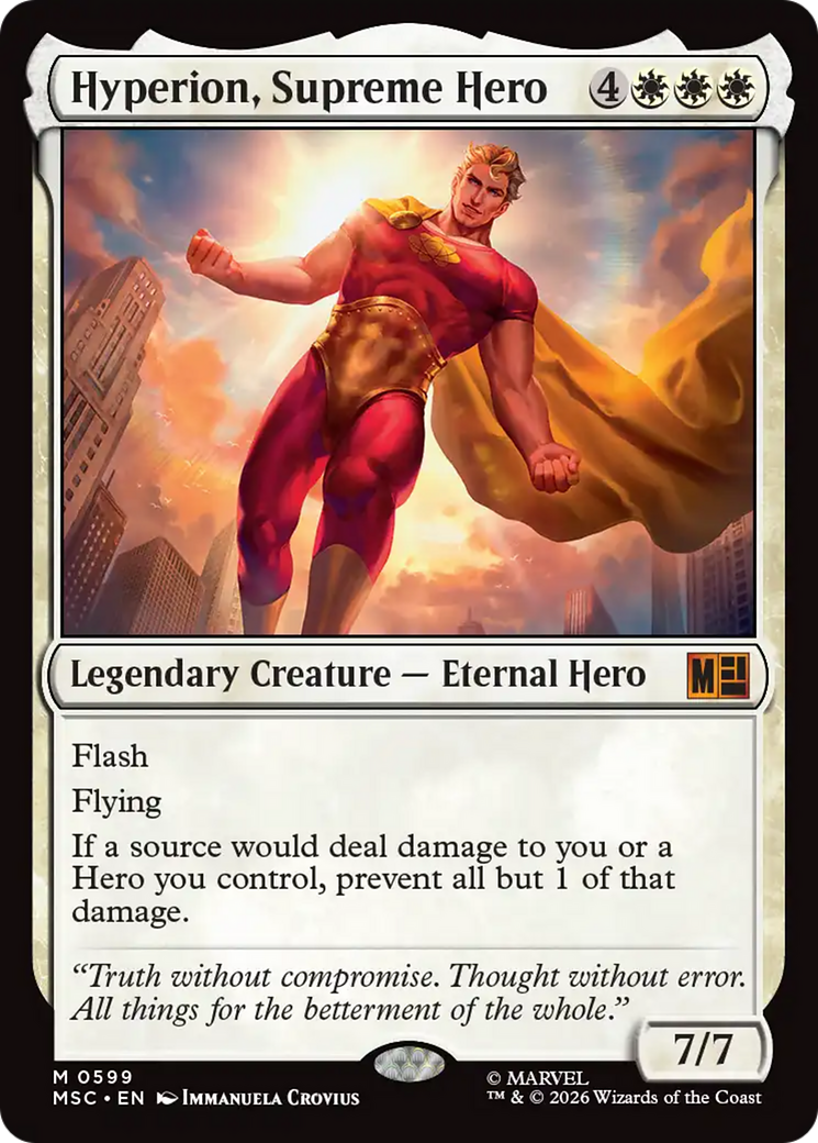 Hyperion, Supreme Hero [Marvel Super Heroes Commander] (Display Case)