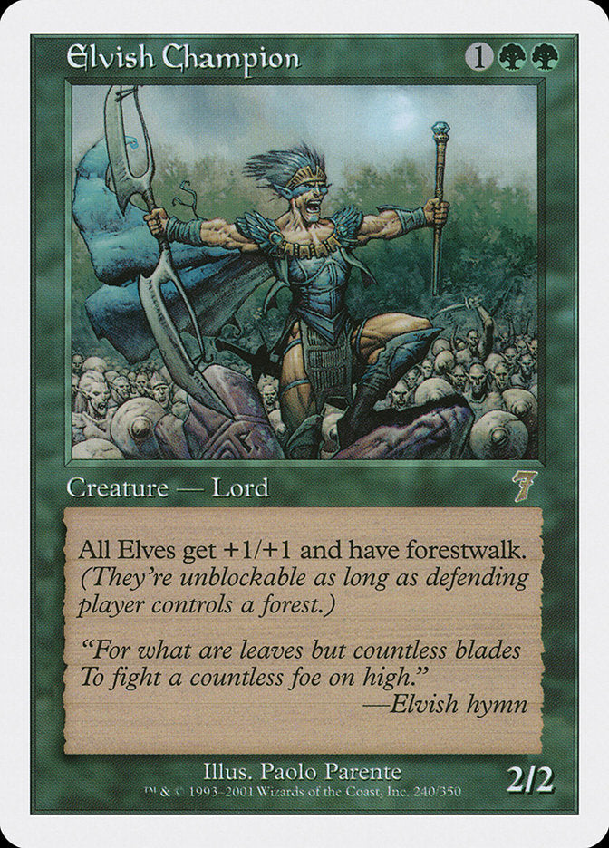 Elvish Champion [Seventh Edition] (Display Case)