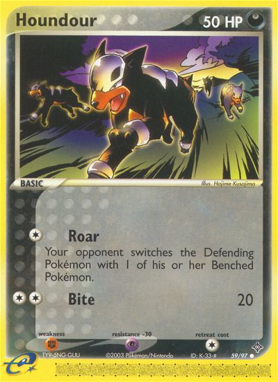 Houndour (59/97) [EX: Dragon] (Display Case)