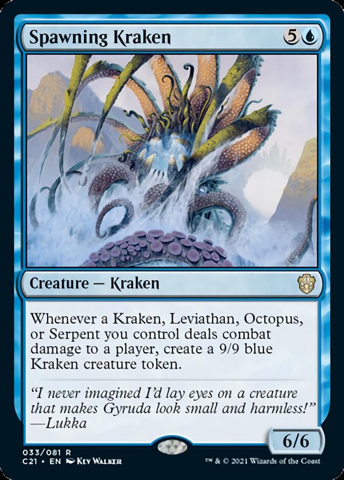 Spawning Kraken [Commander 2021] (Display Case)