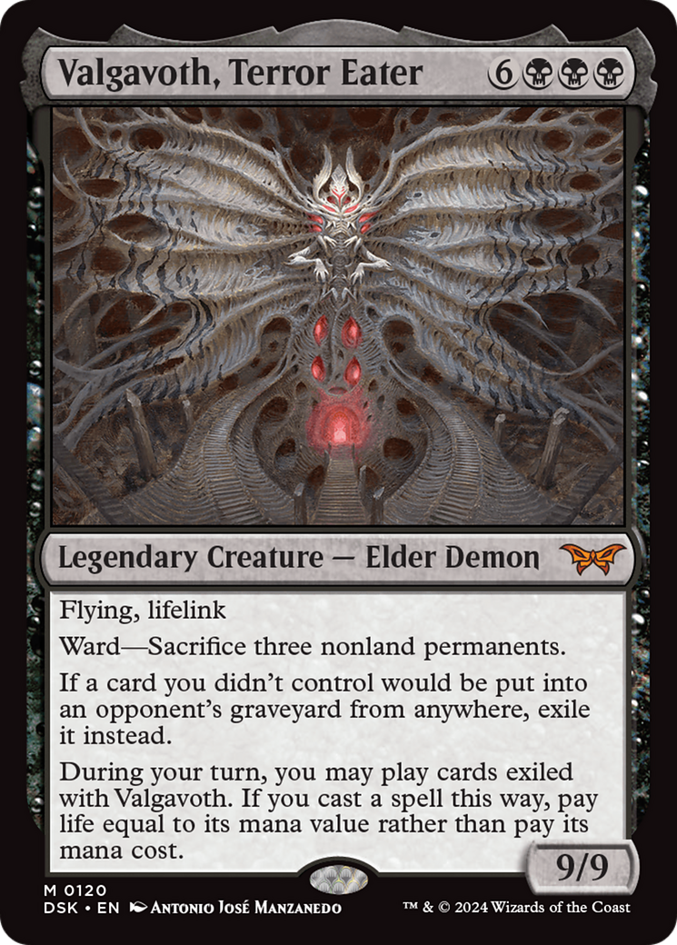 Valgavoth, Terror Eater [Duskmourn: House of Horror] (Display Case)