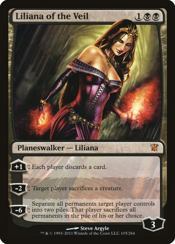 Liliana of the Veil [Innistrad] (Display Case)