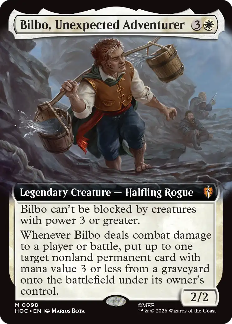 Bilbo, Unexpected Adventurer (Extended Art) [The Hobbit: Eternal-Legal] (Display Case)