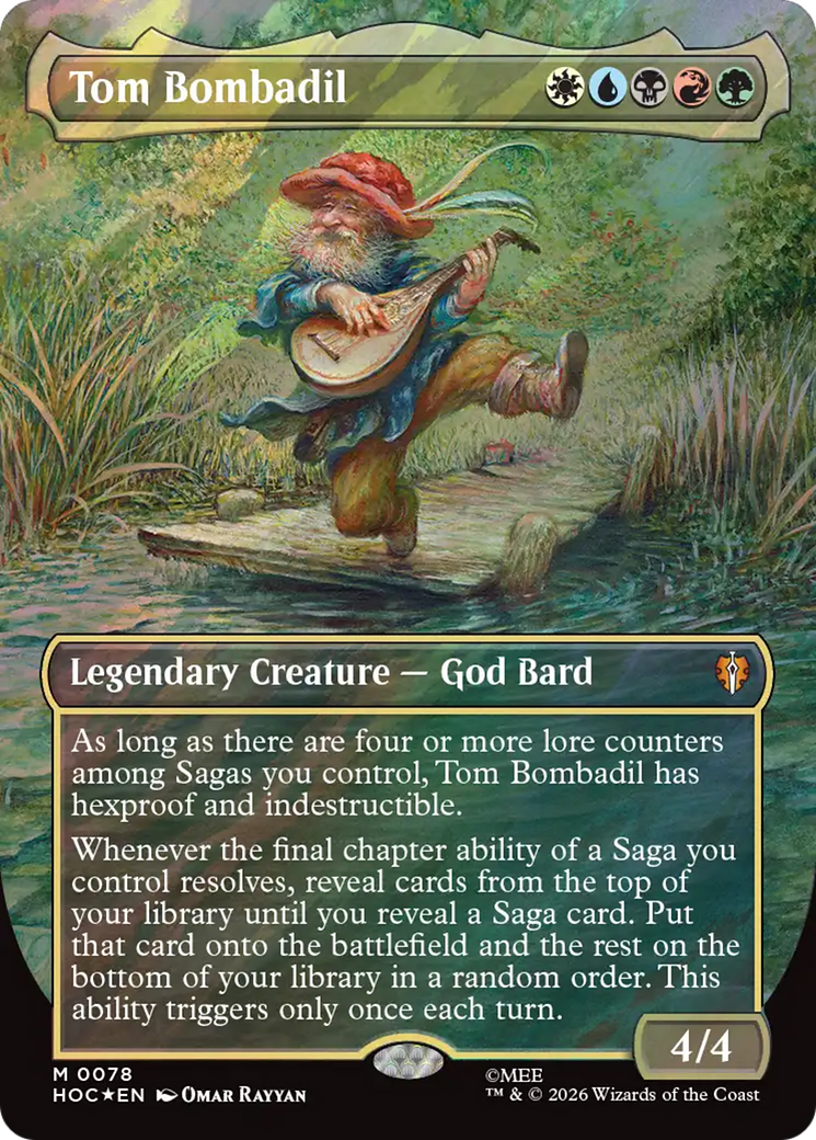 Tom Bombadil (Borderless) (Surge Foil) [The Hobbit] (Display Case)
