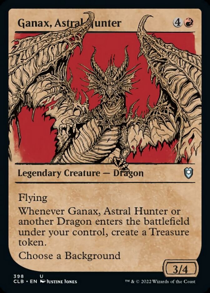 Ganax, Astral Hunter (Showcase) [Commander Legends: Battle for Baldur's Gate] (Display Case)