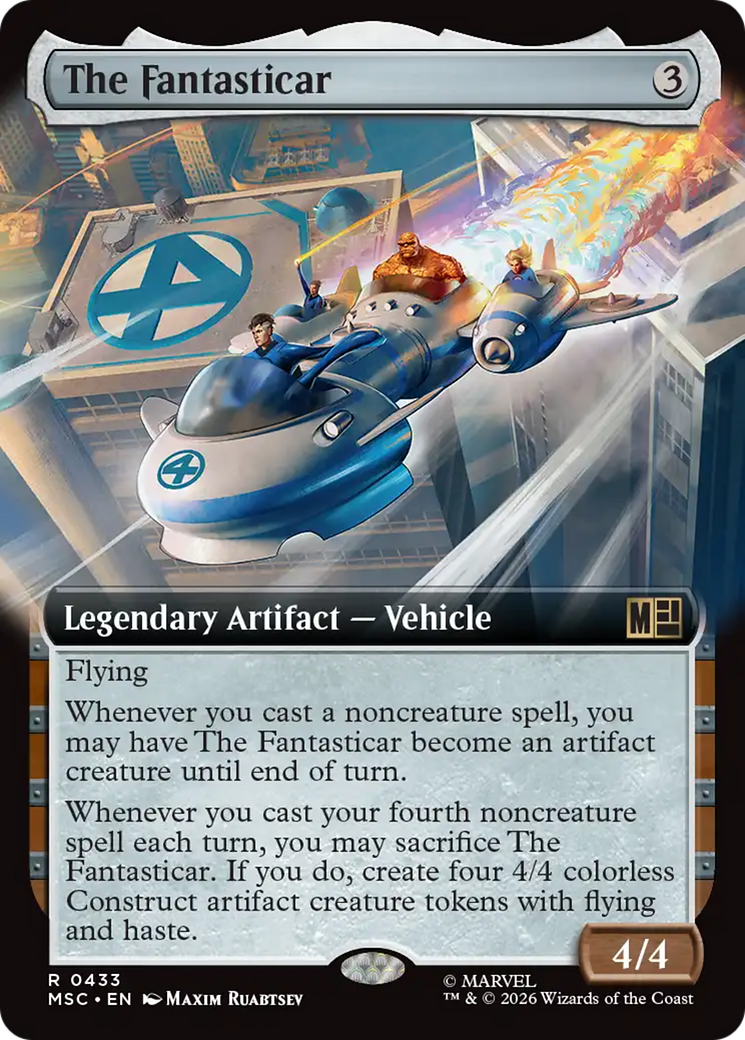 The Fantasticar (Extended Art) [Marvel Super Heroes Commander] (Display Case)