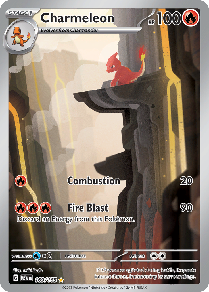 Charmeleon (169/165) [Scarlet & Violet: 151] (Display Case)