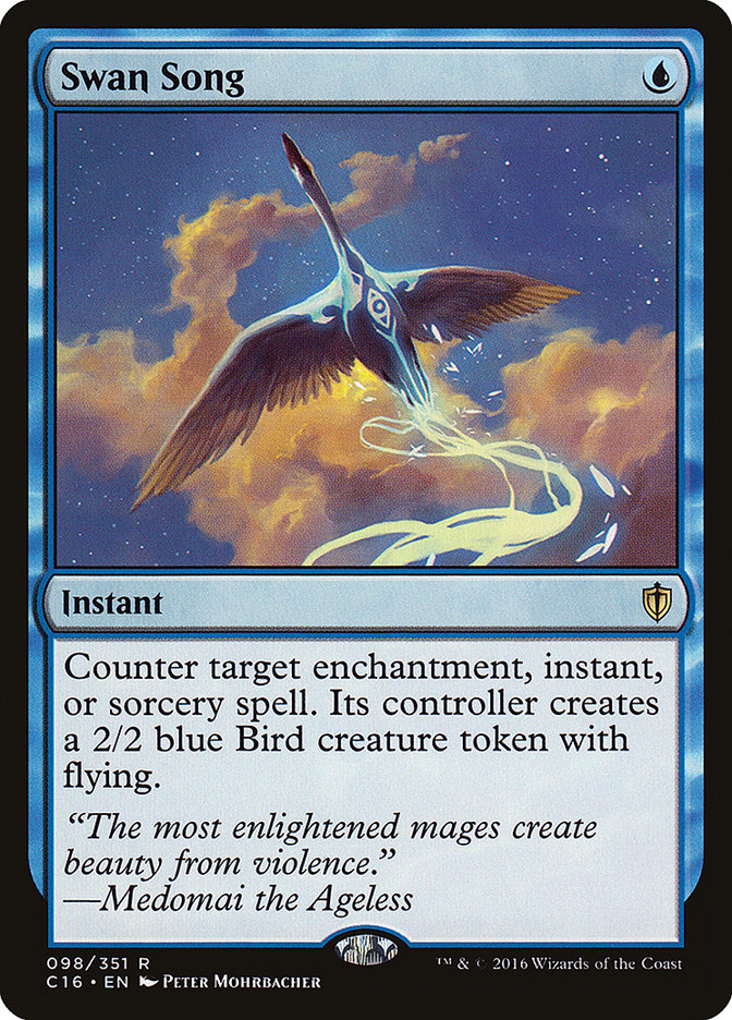 Swan Song [Commander 2016] (Display Case)