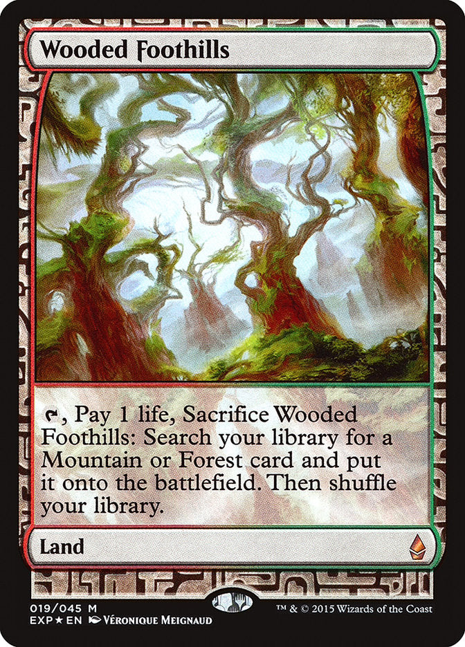 Wooded Foothills [Zendikar Expeditions] (Display Case)