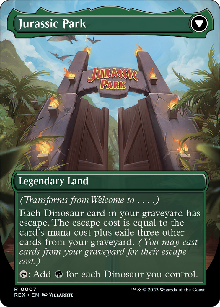 Welcome to... // Jurassic Park [Jurassic World Collection] (Display Case)