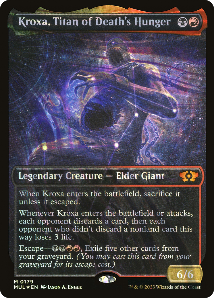 Kroxa, Titan of Death's Hunger (Halo Foil) [Multiverse Legends] (Display Case)