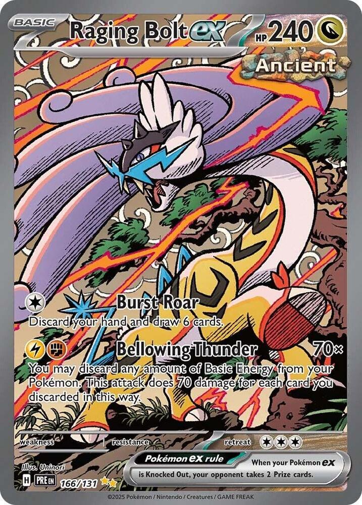 Raging Bolt ex (166/131) [Scarlet & Violet: Prismatic Evolutions] (Display Case)