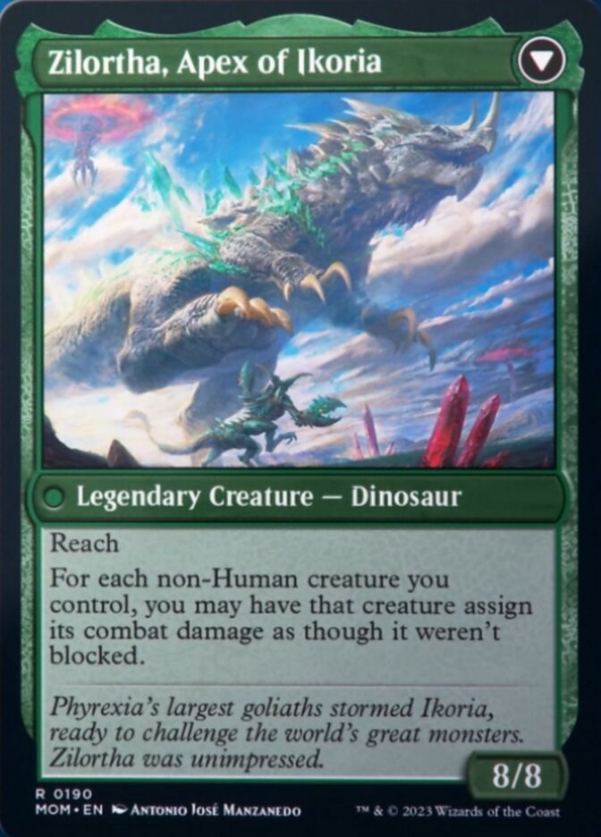 Invasion of Ikoria // Zilortha, Apex of Ikoria [March of the Machine] (Display Case)