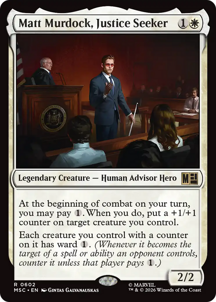 Matt Murdock, Justice Seeker [Marvel Super Heroes Commander] (Display Case)