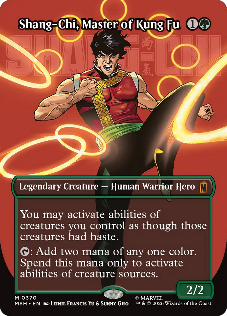 Shang-Chi, Master of Kung Fu (Borderless) (0370) [Marvel Super Heroes] (Display Case)
