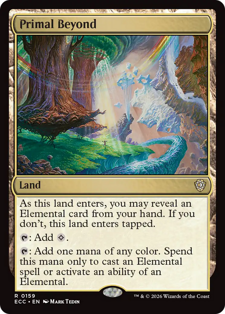 Primal Beyond [Lorwyn Eclipsed Commander] (Display Case)