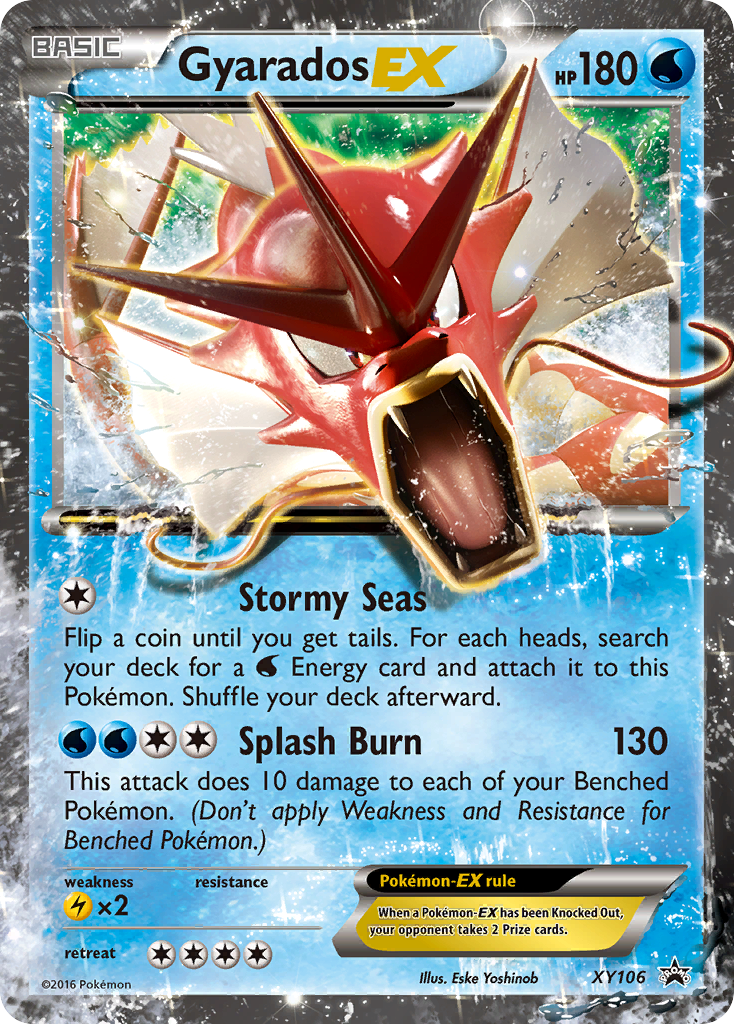Gyarados EX (XY106) [XY: Black Star Promos] (Display Case)