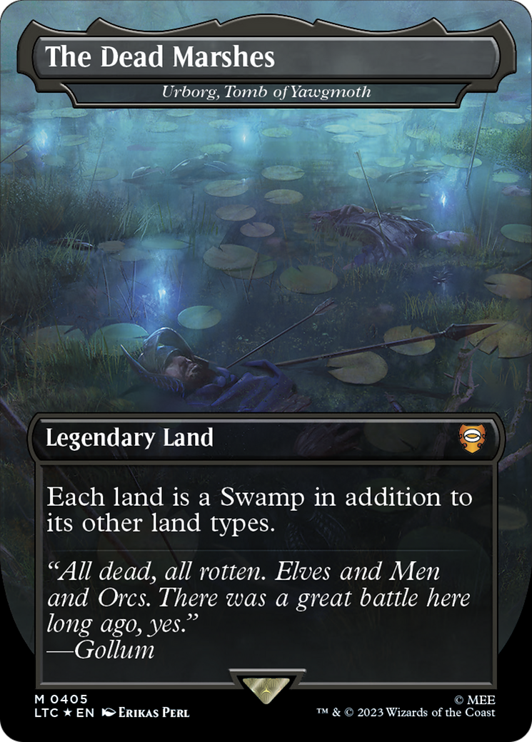 The Dead Marshes - Urborg, Tomb of Yawgmoth (Surge Foil Realms and Relics) [The Lord of the Rings: Tales of Middle-Earth Commander] (Display Case)