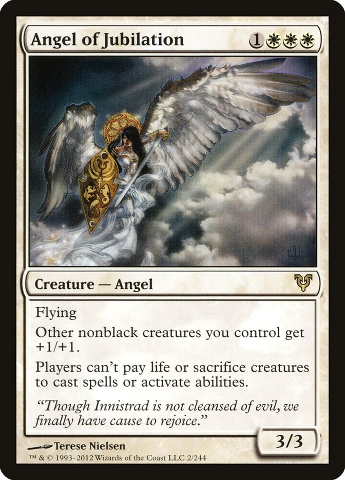 Angel of Jubilation [Avacyn Restored] (Display Case)