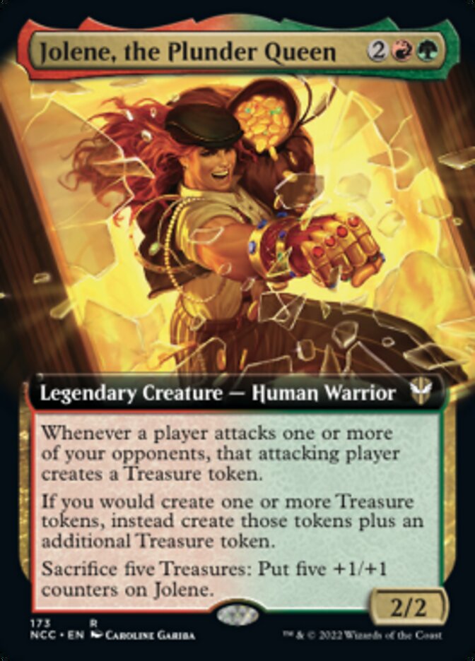 Jolene, the Plunder Queen (Extended Art) [Streets of New Capenna Commander] (Display Case)