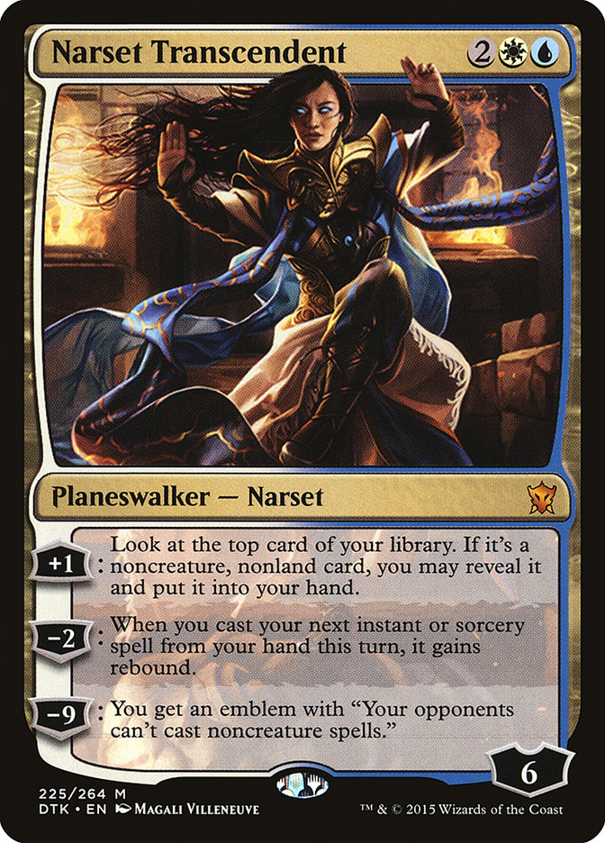 Narset Transcendent [Dragons of Tarkir] (Display Case)