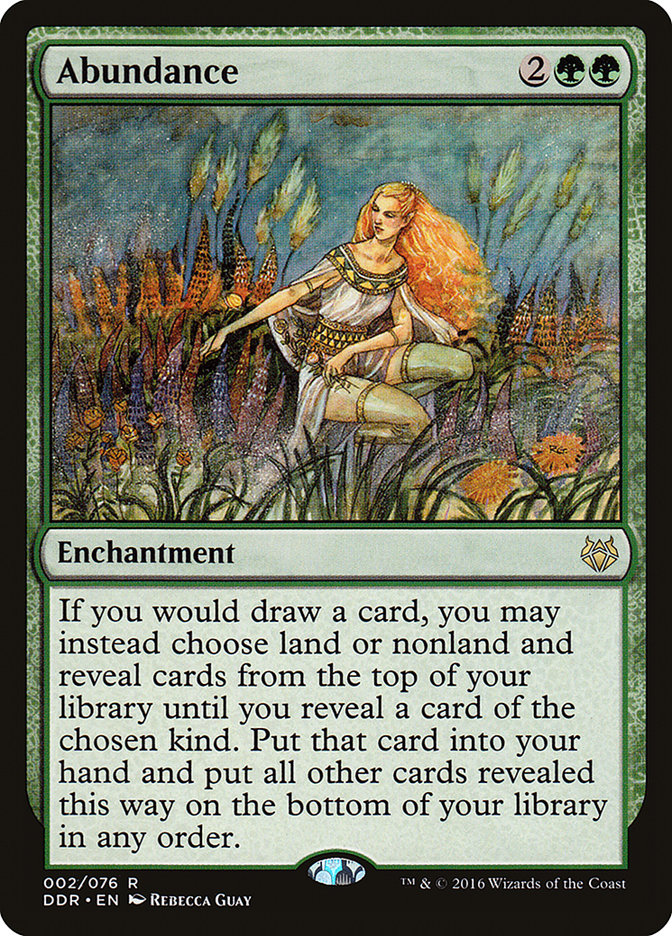 Abundance [Duel Decks: Nissa vs. Ob Nixilis] (Display Case)