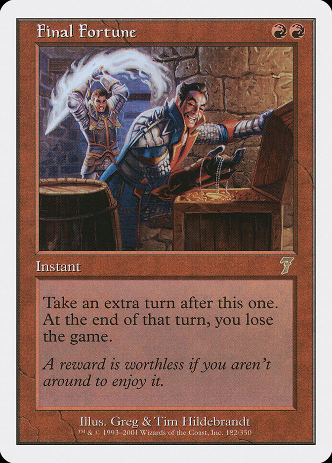 Final Fortune [Seventh Edition] (Display Case)