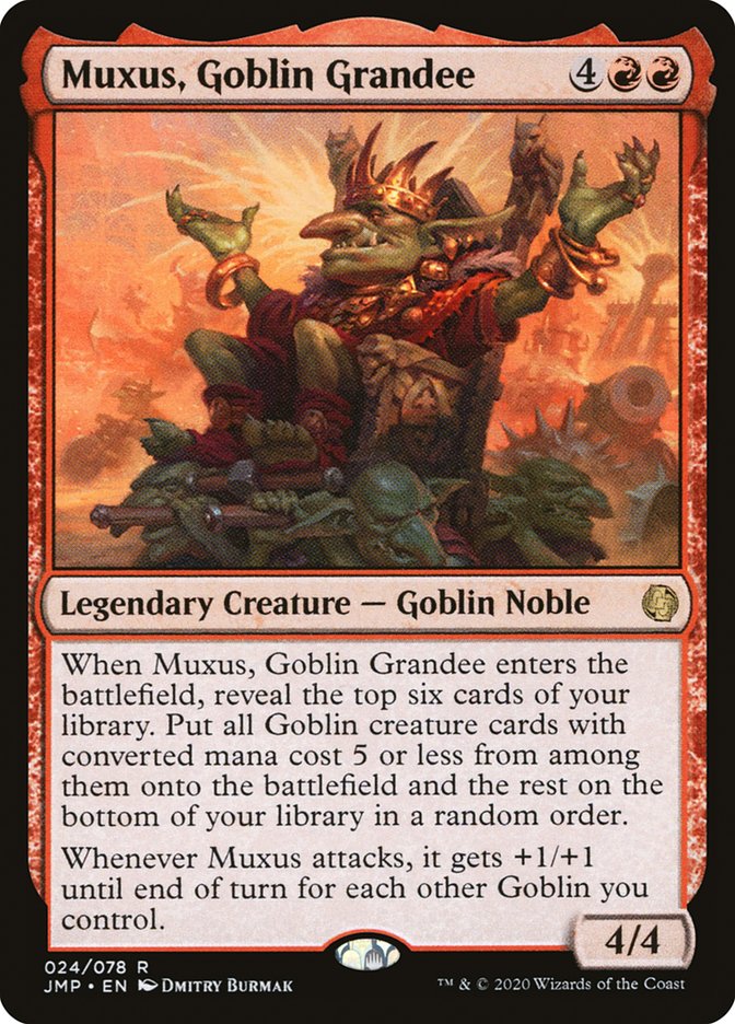 Muxus, Goblin Grandee [Jumpstart] (Display Case)