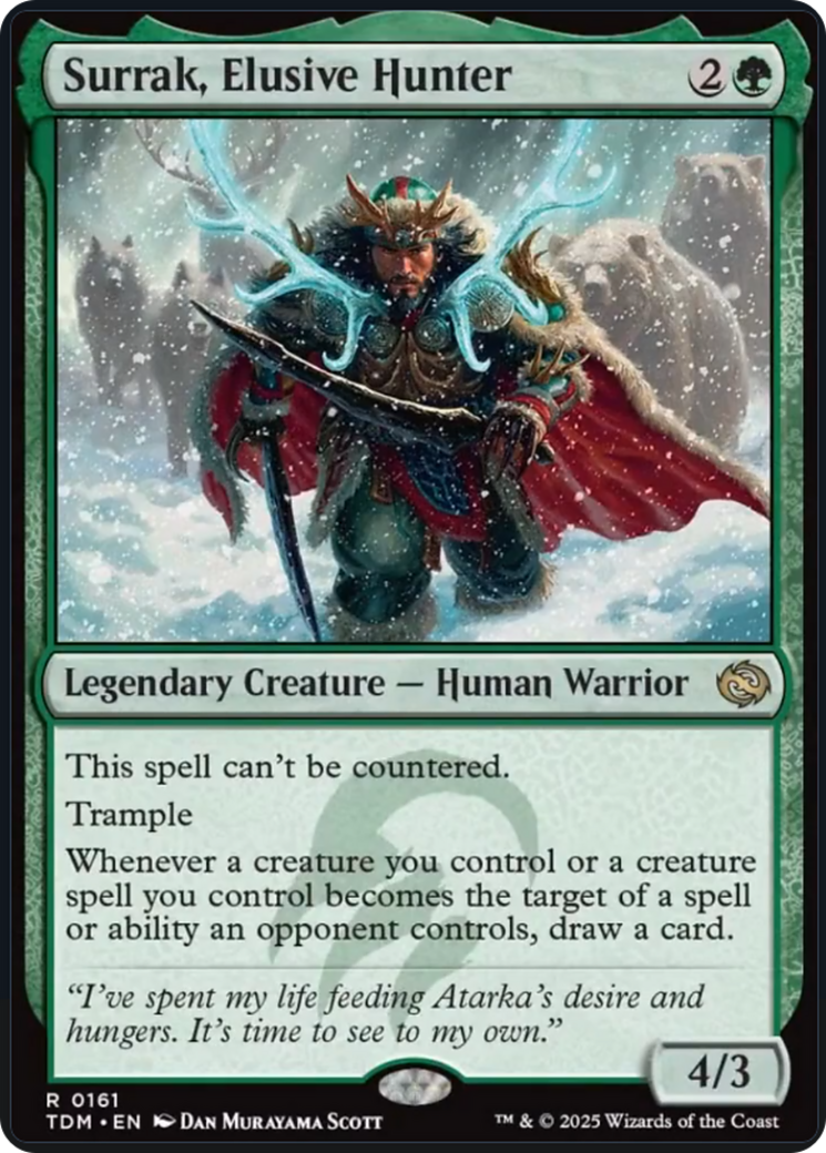 Surrak, Elusive Hunter [Tarkir: Dragonstorm] (Display Case)