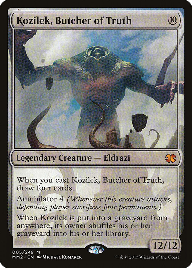 Kozilek, Butcher of Truth [Modern Masters 2015] (Display Case)