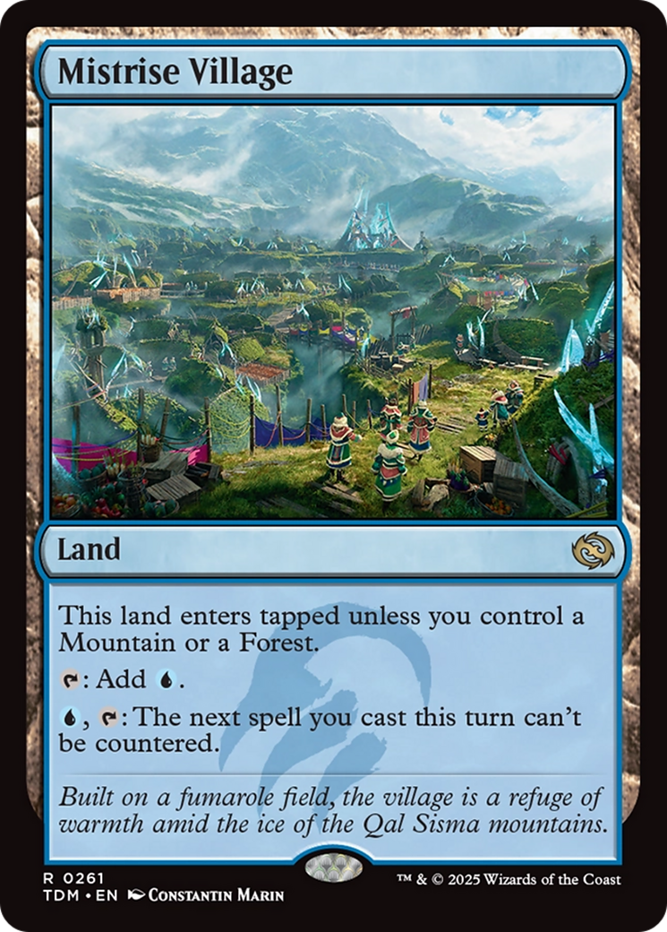 Mistrise Village [Tarkir: Dragonstorm] (Display Case)