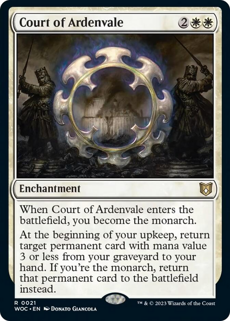 Court of Ardenvale [Wilds of Eldraine Commander] (Display Case)