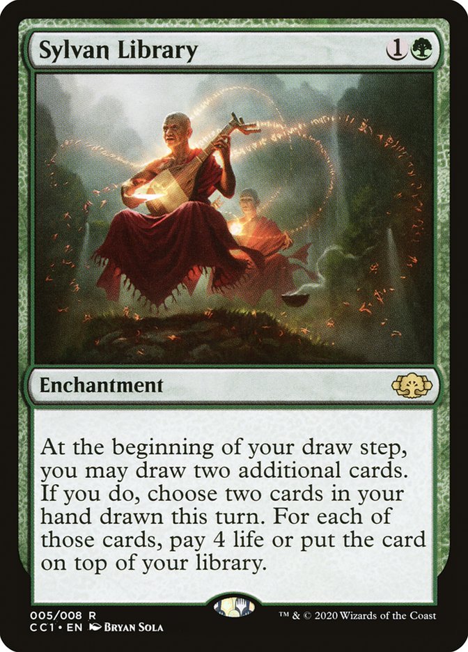 Sylvan Library [Commander Collection: Green] (Display Case)